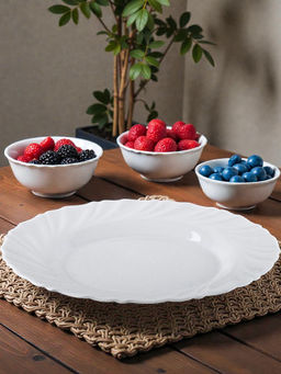 Тарелка десертная Culinaria 18 см из опалового стекла арт.107077 /MALLONY/