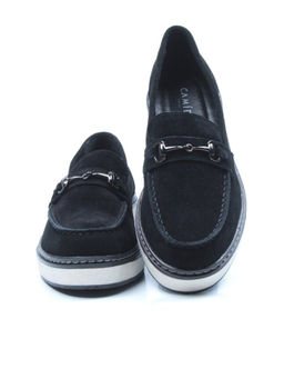 03-5062-2 BLACK Лоферы женские (натуральная замша)