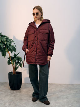 Куртка зимняя "Эмми" бордо