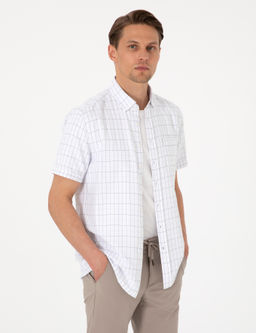 Beyaz Regular Fit K_sa Kollu G_mlek - Pierre cardin фото 3