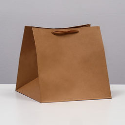Пакет под торт 30×30×30cm Крафт, 1 шт.