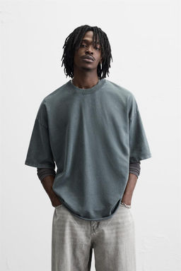 WASHED RELAXED FIT SWEATSHIRT - Zara фото 2