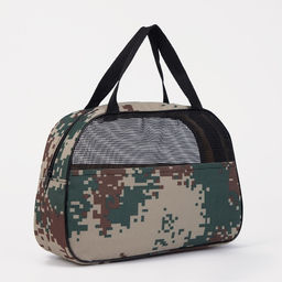 Косметичка на молнии, цвет зелёный/бежевый - Simaland фото 5