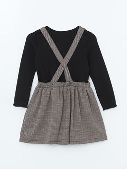 Kare Yaka ?elikli ?nterlok K?z Bebek Elbise - Waikiki фото 2