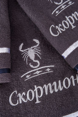 14418/10 Знаки зодиака полотенце махровое плотность 350гр