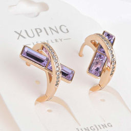 XUPING Серьги с замком кольцо арт. 18 1045 (id 278377)