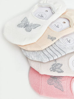 Desenli K?z ?ocuk Babet ?orap 5li