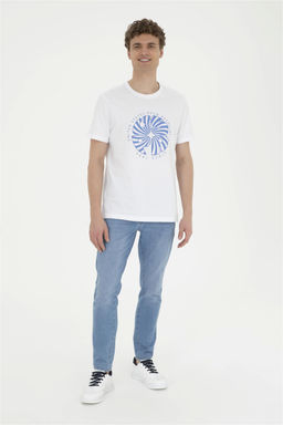 Мужская белая футболка - U.s. polo assn фото 4