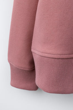 CONJUNTO INTERLOCK SUDADERA Y PANTAL?N WIDE LEG / Rosa - Zara фото 7