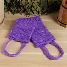 Набор для бани с принтом 100% крутой мужик, 5 предметов: шапка, рукавица, портфель, мочалка, коврик, Добропаровъ