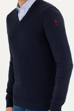 Мужской темно-синий свитер - U.s. polo assn фото 13