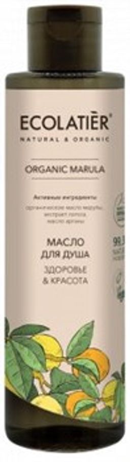 Ecolatier Organic Farm GREEN "MARULA Oil" Масло д/душа Здоровье+Красота 250мл