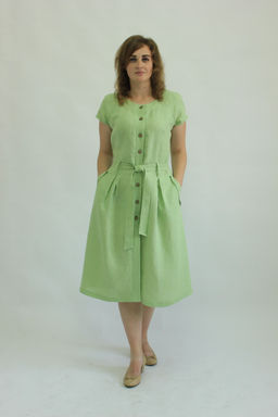 100% ЛЁН Платье - Елецкие узоры фото 4