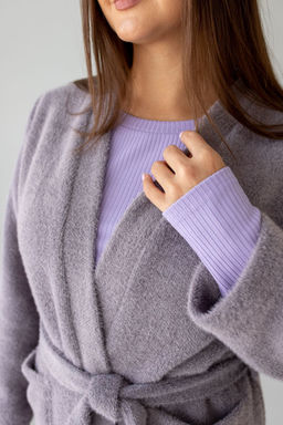 Кардиган КА-016 серо-лиловый - Angelika фото 4