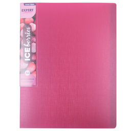 Expert Complete Trend ICEberries Папка с вкладышами 40 л. A4 600 мкм 20 мм лён 1 шт. брусника EC211720070