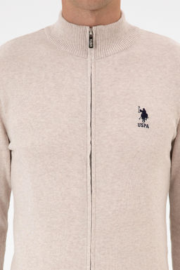 Erkek Slim Fit Ta_ Melanj Triko H_rka - U.s. polo assn фото 6