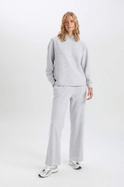 Широкие брюки Широкие брюки Широкая талия Базовые брюки с эластичной шнуровкой и прямыми карманами