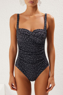 TRENDYOLMILLA Puantiyeli Drapeli Regular Mayo TBESS25MA00076 фото 8