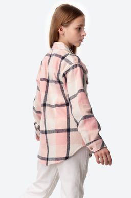 Теплая удлиненная рубашка для девочки Happy Fox фото 13