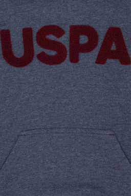 Темно-синяя базовая толстовка для мальчиков - U.s. polo assn фото 4