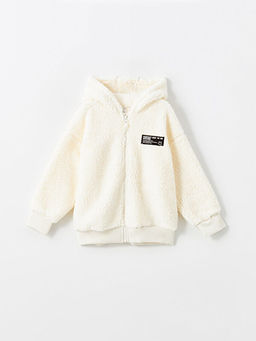 Kap??onlu Erkek Bebek Fermuarl? Sweatshirt