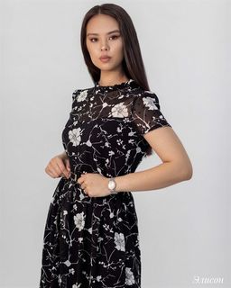 Платье Элисон (черный) - Nadi bordo фото 4