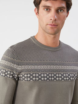 Bisiklet Yaka Erkek Triko Kazak