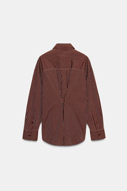 ZW COLLECTION LIMITED EDITION STRIPED SILK SHIRT - Zara фото 6