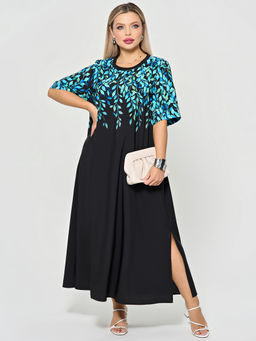 Платье 0393-1с_У черный