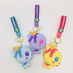 Силиконовый кошелек Котенок с бантиком