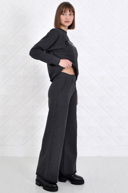 Арт. 2342 Костюм с брюками женский 42-50 (5 шт) Цвет:верх- антрацит, низ- антрацит - Калинка фото 19