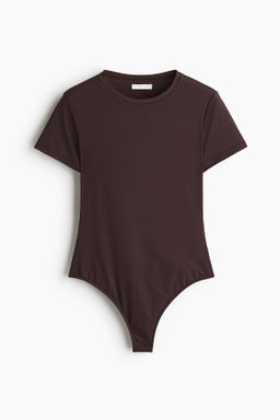 Body de manga corta en microfibra - H&m фото 5