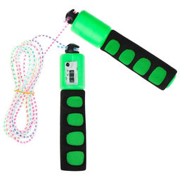 Скакалка спортивная ONLYTOP, 2.7 м, регулируемая, со счётчиком, цвет МИКС