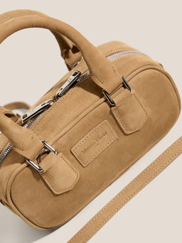 Женская сумка с ручками MAISON DAVID Артикул 4798732, зеленовато-бежевый - Tendance фото 2