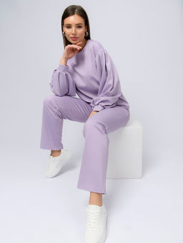 Брюки светло-сиреневые классические - 1001dress фото 3