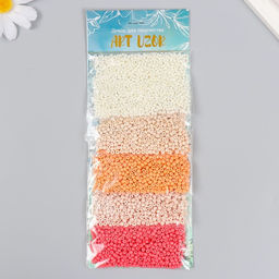 Набор бисера для плетения круглый «Арт Узор. Нежная пастель», 8/0, 12/0, 5 цветов × 20 г, 20×8×0.7 см, для рукоделия