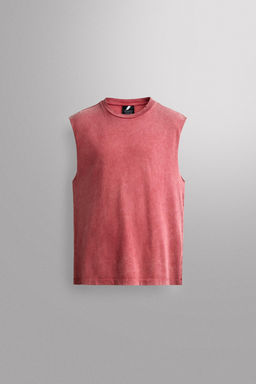 CAMISETA TANK RUNNING ALGOD?N / Rojo