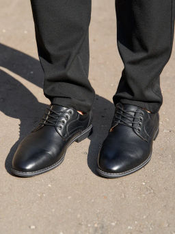 Туфли муж., черный, классика, э/к - S&I фото 5