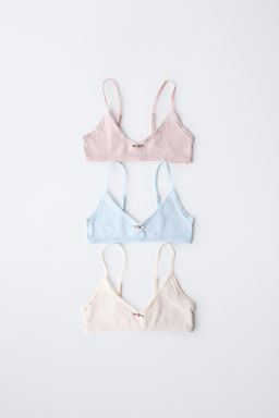 9-14 YEARS/ THREE-PACK OF FLORAL TOPS