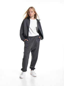 Комплект спортивный для девочки 22-7648 графит - Mini maxi фото 10