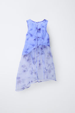 FLORAL ORGANZA DRESS - Zara фото 2