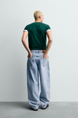 LOOSE TAPERED FIT JEANS CHAMPION® X ZARA  фото 3