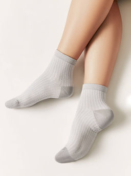 Цена за 2 пары Носки короткие Conte Elegant, серый