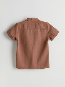 Keten Kar???ml? Erkek ?ocuk G?mlek