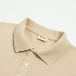 Футболка поло мужская MINAKU REGULAR FIT: бежевая, р-р 44