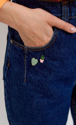 Джинсы F922-0115 d.blue - Fine joyce фото 7