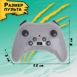 Джип Бульдог, радиоуправляемый, трансформация, дымовые эффекты, работает от аккумулятора, цвет красный - Simaland фото 3