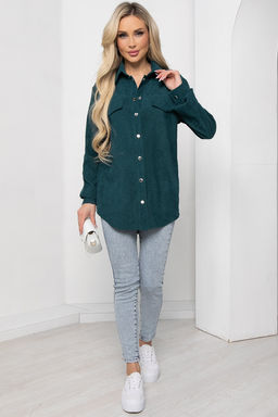 Рубашка Дыхание весны (изумруд) Б8516 - Lt collection фото 6