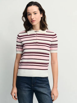 Джемпер-поло из вискозы / Zarina фото 4