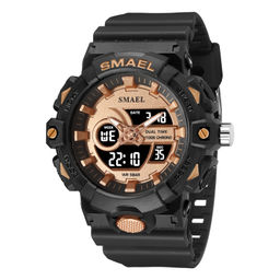 Часы наручные Smael электронные SM8081black-rose-gold